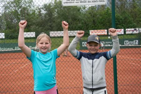 Emma und Armin beim 1. Außerferner Jugend-Grand-Slam erfolgreich